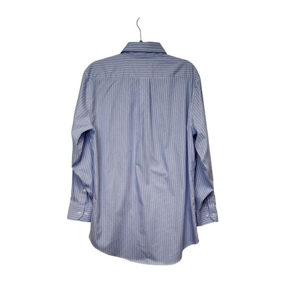 Stafford Executive Travel Men's Long Sleeve Button Down Shirt Size 16/32-33 - Picture 2 of 7